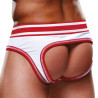 Prowler Underwear Bottomless Open Brief Prowler Blanc-Rouge